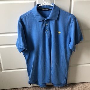 Palmetto Moon Men’s Medium Blue Polo Shirt